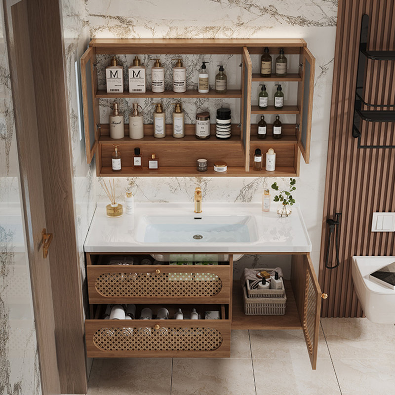 Minimalist light luxury bathroom cabinet
