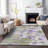 Premium Machine Washable Prisco Purple Rug-1502342832