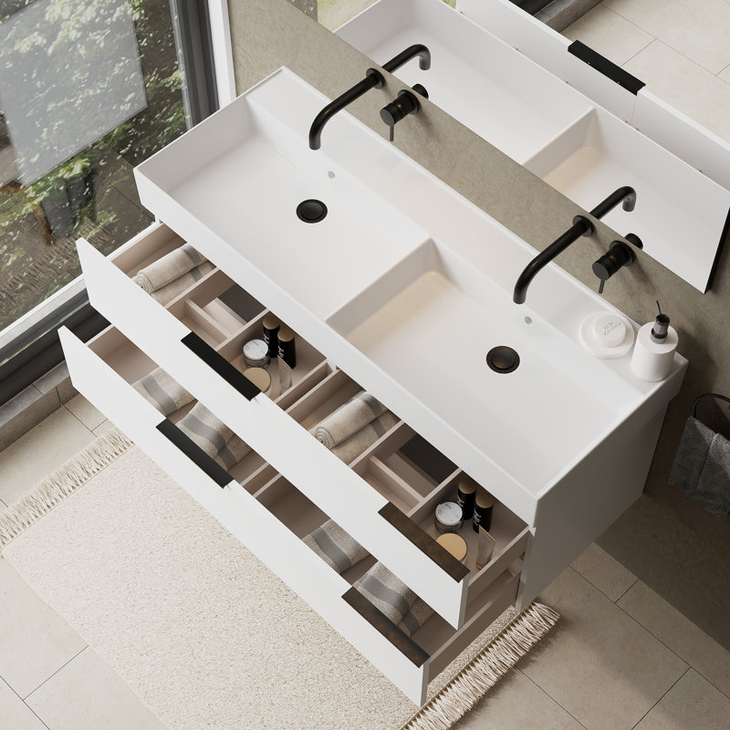 Aamia Bathroom Vanity with Basin