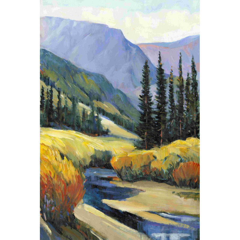 Mauve montagne majestueuse I, H 30 po x l 20 po x P 1,25 po