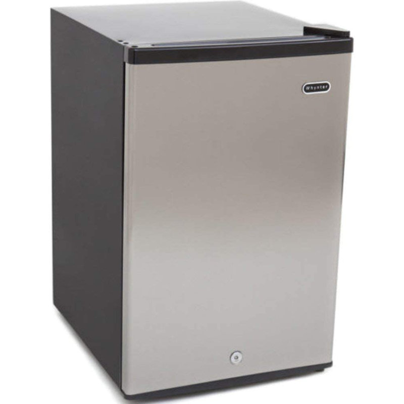 Whynter Energy Star 3.0 Cu. ft. Upright Freezer with Lock, Stainless Steel