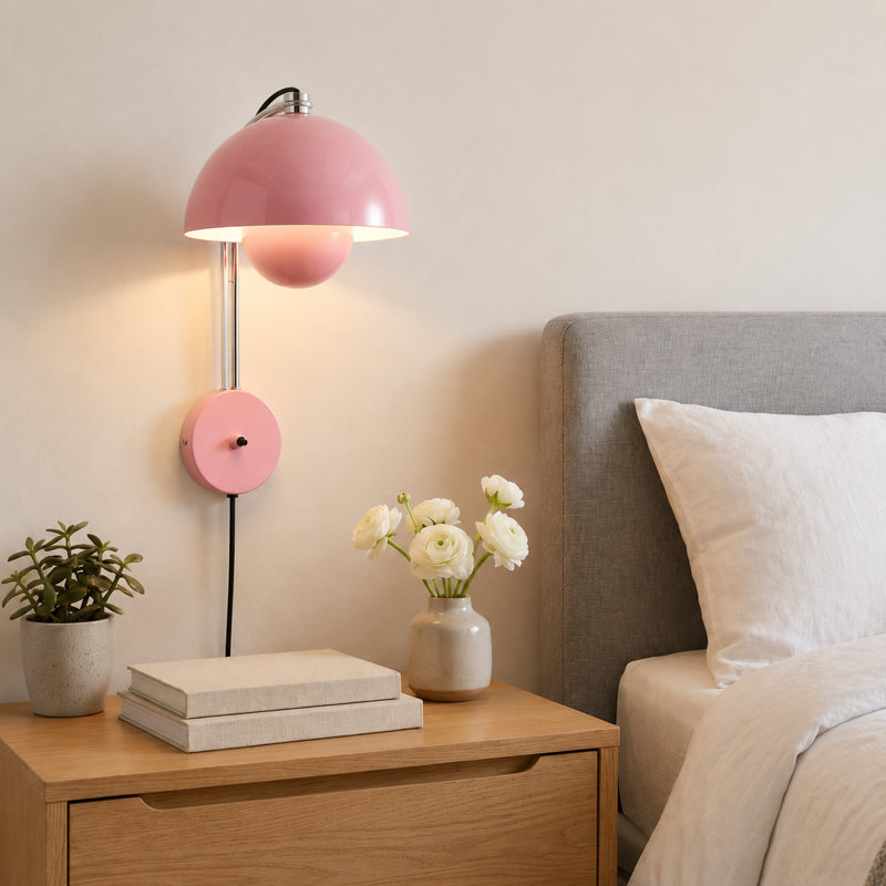 Luminaires muraux encastrés Paciti, Rose