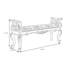 Banc rembourré en chenille-100151184