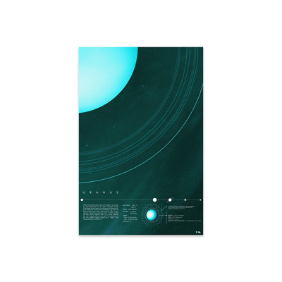 Uranus par 2046 Design - Impression sans cadre