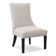 Chaise d'appoint rembourrée Tuxedo
