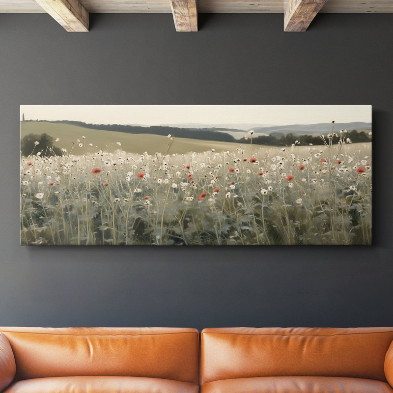 Botanical Series-CCXVII- Toile tendue avec châssis - Prêt à accrocher, H 12 po x l 30 po