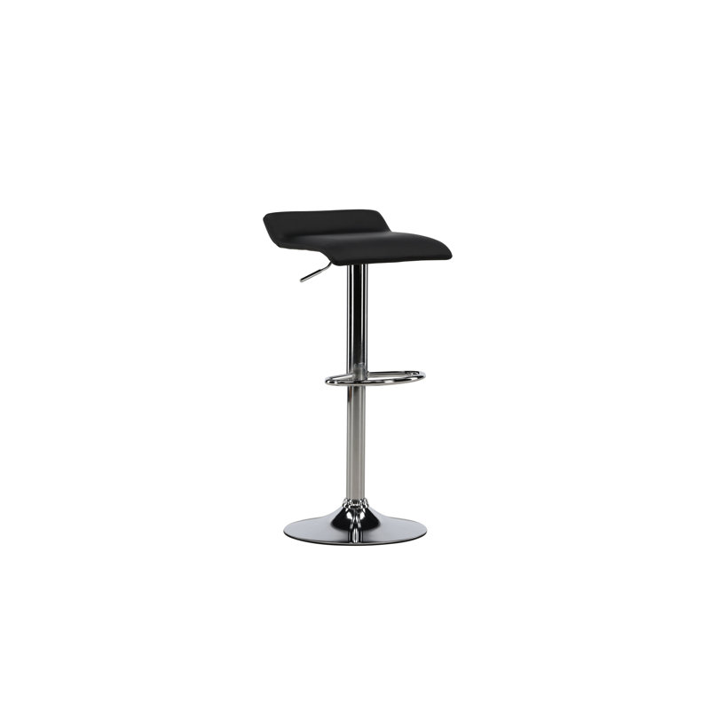Jonas Upholstered Adjustable Height Counter Stool with Metal Frame