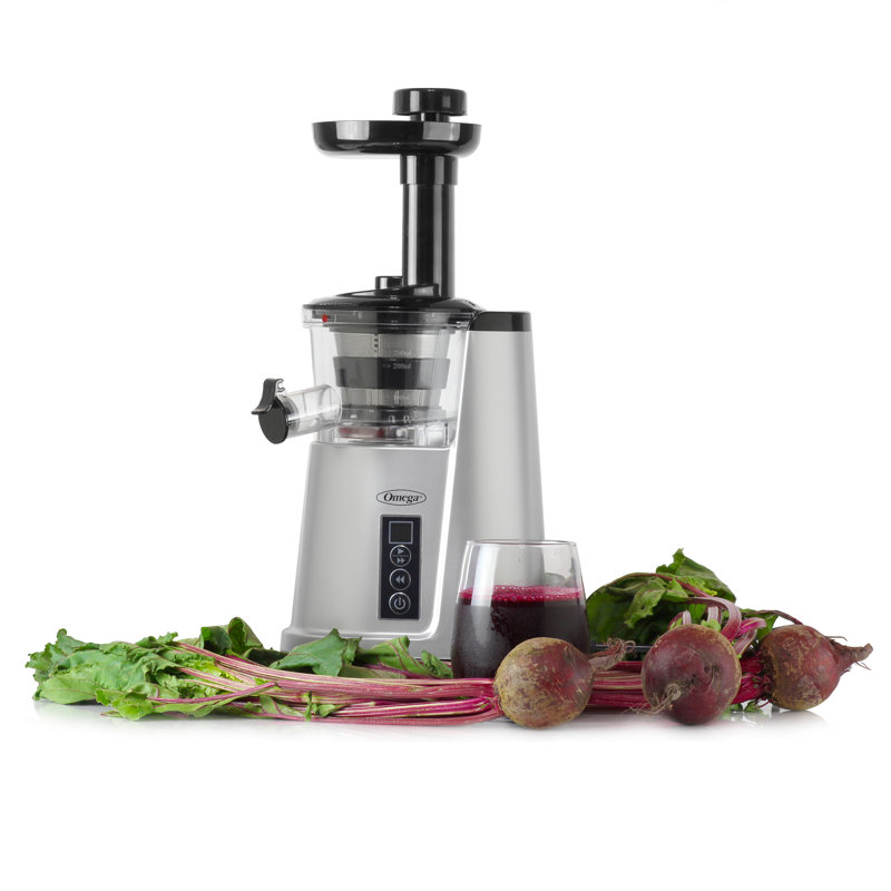 Omega Cold Press 365 Compact Masticating Vertical Juicer, Silver