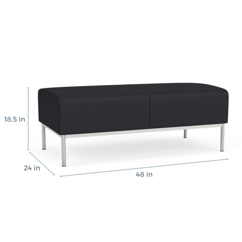Banc de réception Darsey, Noir Patriot Plus, Argent argent