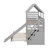 Twin Over Twin Bunk Bed With Trundle And Slide-1725329744