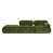 Velours vert olive est en rupture de stock