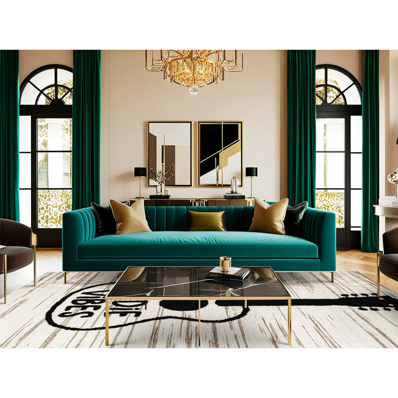  Tapis lavable Indie Music Vibes, Rectangulaire 8 pi x 10 pi