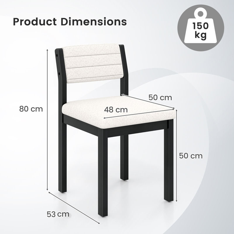 50cm H Upholstered Side Chair