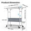 Adjustable Rolling Clothing Rack