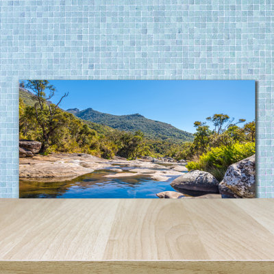 50cm W x 100cm L Glass Peel and Stick Panel