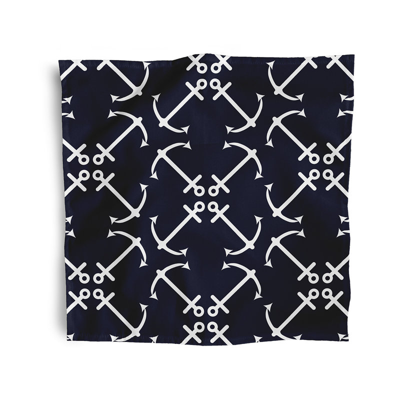 Harrington Polyester Square Napkin, Navy