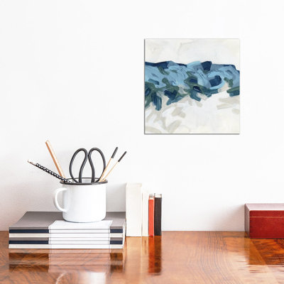Mountain Strata I by June Erica Vess - Wrapped Canvas Print
