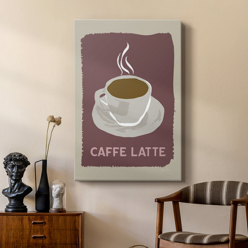 Modern Coffee III -Custom Wrapped Gallery Cavas, 36" H x 24" W