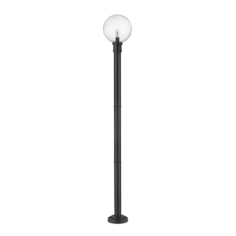 Lampadaire noir à 1 lumière de 89,5 po Arlonda, Bullé