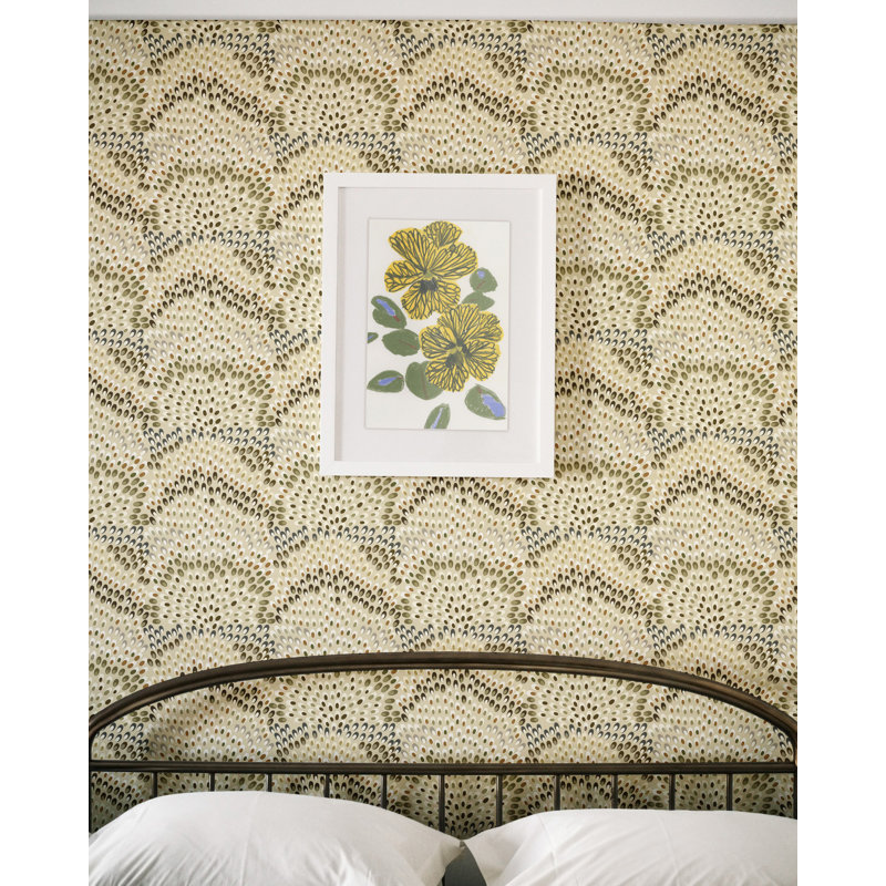 Jandaya Wallpaper, Sencha, Peel & Stick, Self-adhesive