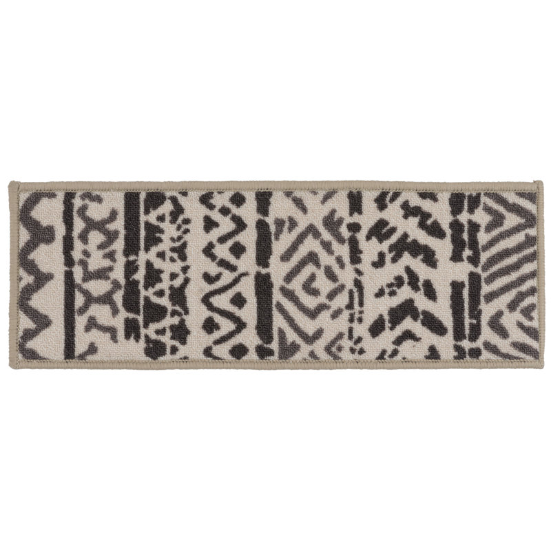 Tapis d’escalier gris/beige Wofford