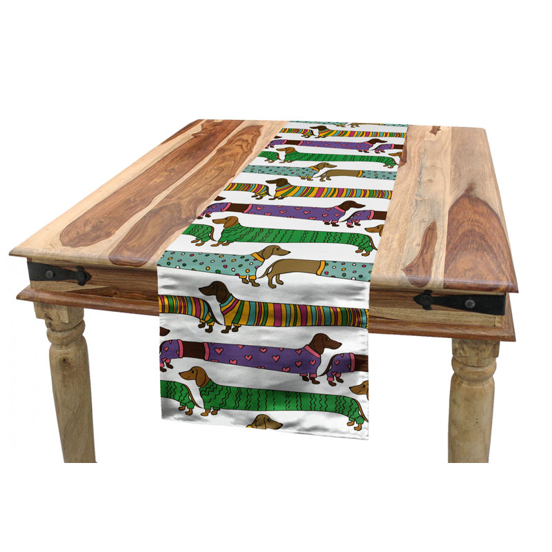 Geometric Table Runner, 120" x 16"
