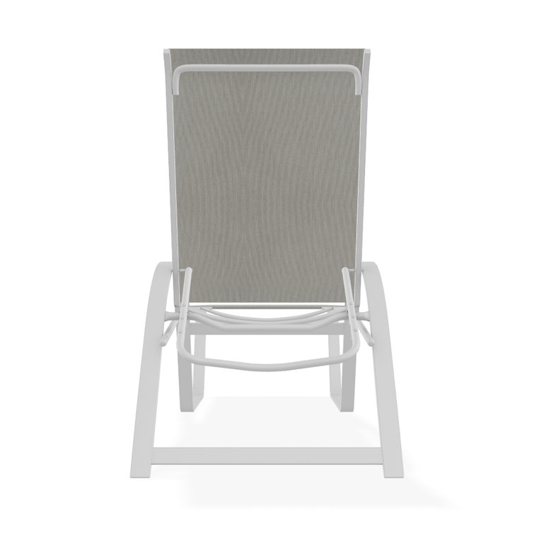 Holna Outdoor Rust-Resistant Metal Chaise Lounge
