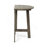 Outdoor Half-Round Folding Acacia Wood Bistro Table, Grey Finish-988312852