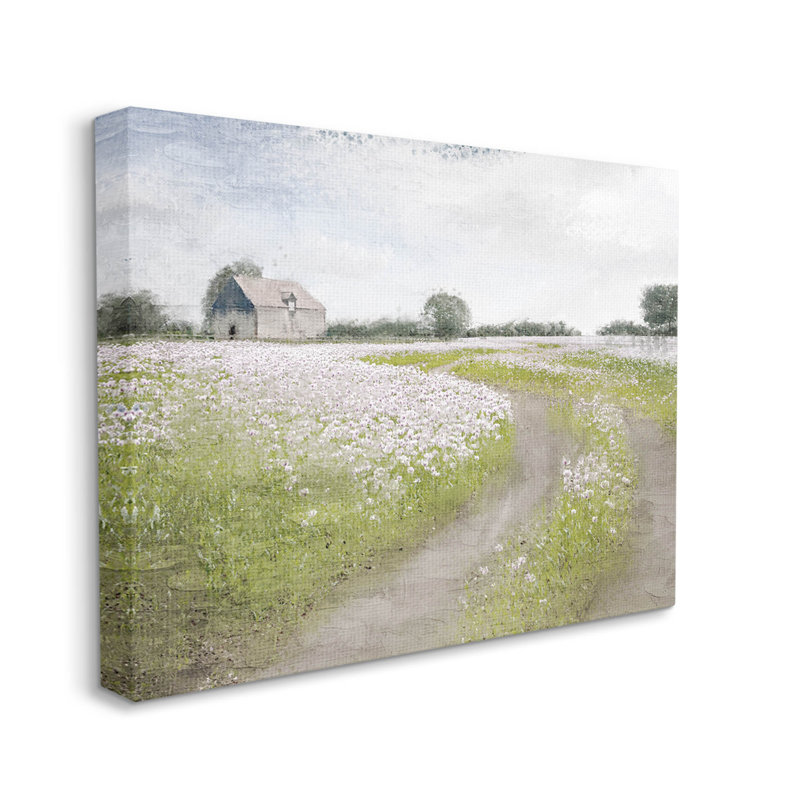 Art champêtre sur un chemin de campagne champêtre par Kim Allen, L 20 po x H 16 po
