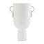 Vase en céramique blanc avec poignées-1141920719