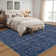 Machine Washable Rug with Rubber Backing for Living Room Modern Non-Slip Dining Room Rug Easy-Cleaning Solid Floor Carpet for Bedroom Hallway Kitchen Office Playroom