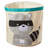 3 Sprouts - Canvas Storage Bin - Laundry and Toy Basket for Baby and Kids - Raccoon