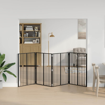 Galvanised Steel Free Standing Pet Gate