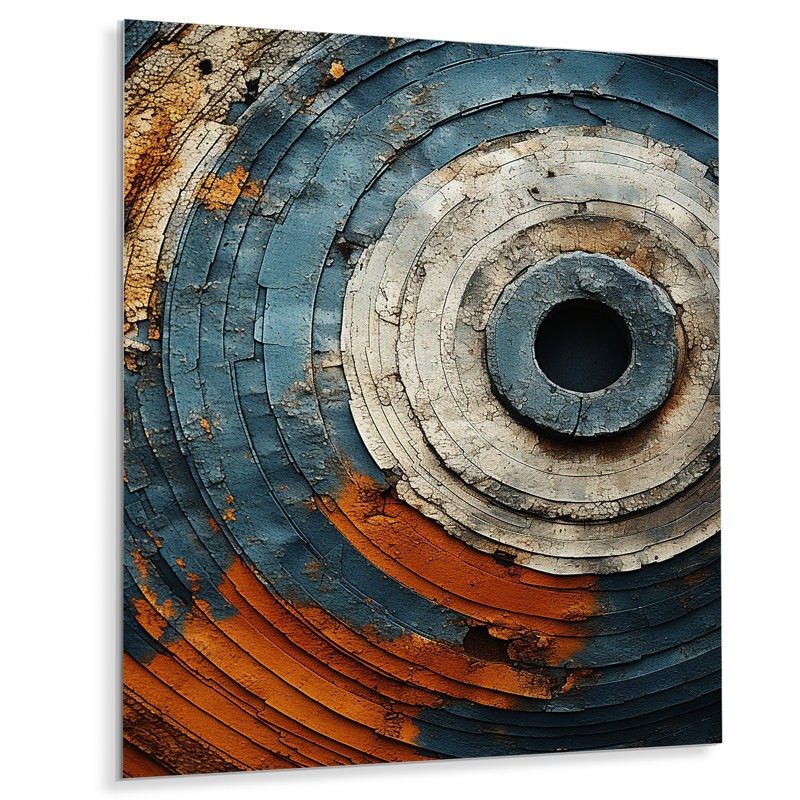 «Abstract Graceful Woodland II», reproduction d'art murale abstraite en métal, H 32 po x l 24 po x P 1 po