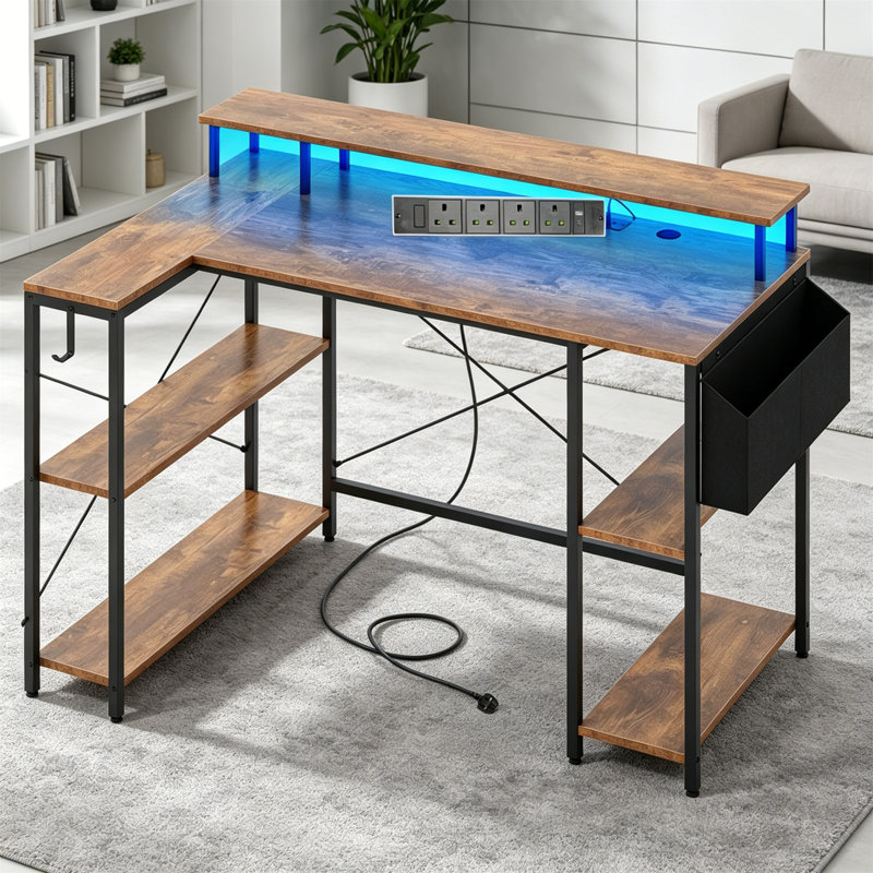 L-Shaped Computer Desk