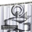 Rideau de douche marine avec 12 crochets-983452398
