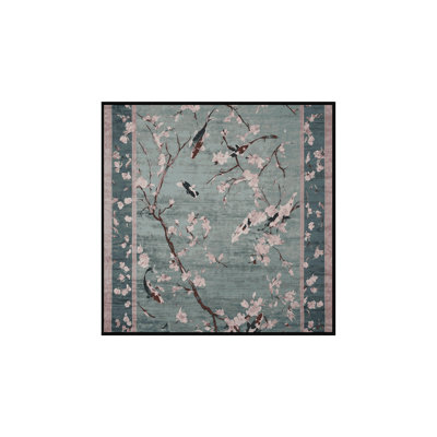 Machine Washable Gray Area Rug