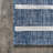 London Berber Stripe Blue/Ivory Indoor/Outdoor Rug-222765309
