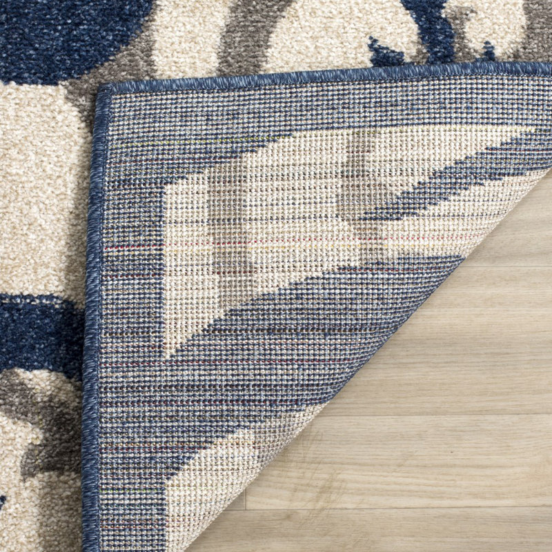 Aalt Performance Floral Rug, Square 7'