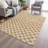 Machine Washable Indoor/Outdoor Xhevrie Orange Rug-1254469278