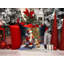 Coussin Akita and Santa Claus-101410171