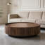Table basse ronde en bois manufacturé noisette-1311574238