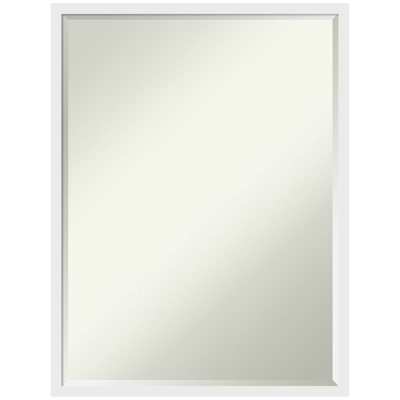 Miroir mural Incline, Blanc