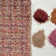 Bryn Hand Tufted Wool Abstract/Houndstooth Area Rug in Spice/Pink/Tan