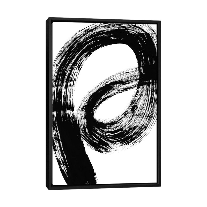 Contortion by Melissa Selmin - Painting on Canvas, Black Framed, 101.6 cm H x 66.04 cm W