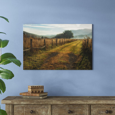 «Grassy Lane», photographie sur toile