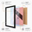 Pink Wall, Brown Diagonal Minimalist - Print-195382929-195382928
