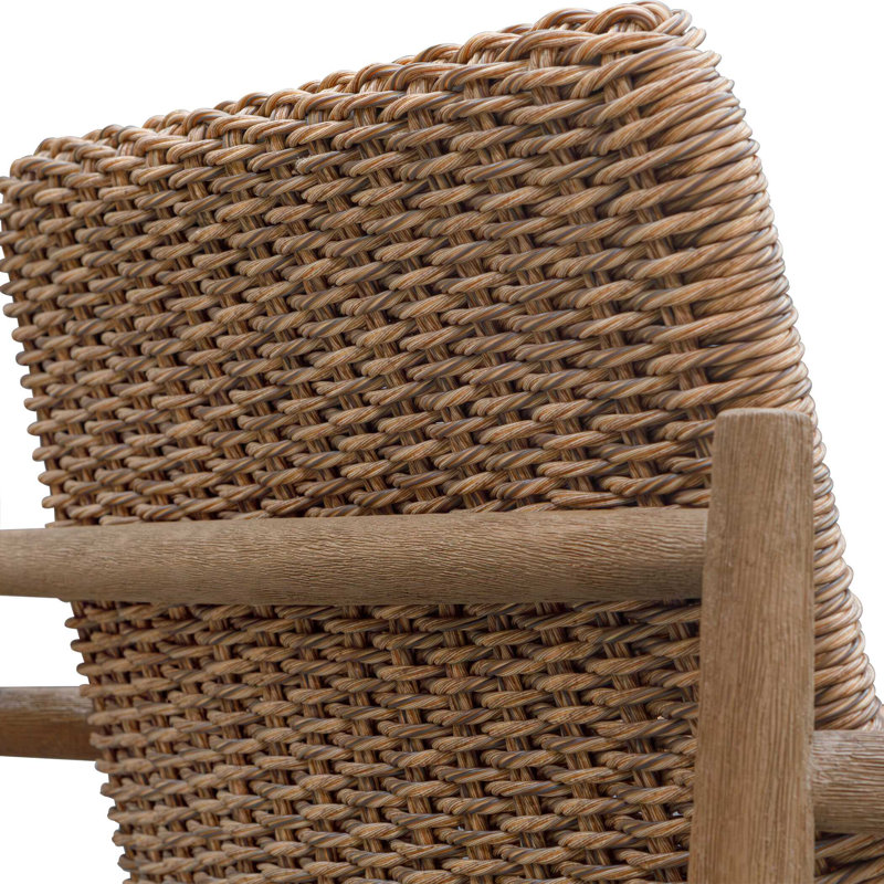 Méridienne d'extérieur Uttermost Sumba Golden Flax
