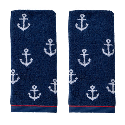 ANCHOR JACQUARD HAND-NAVY