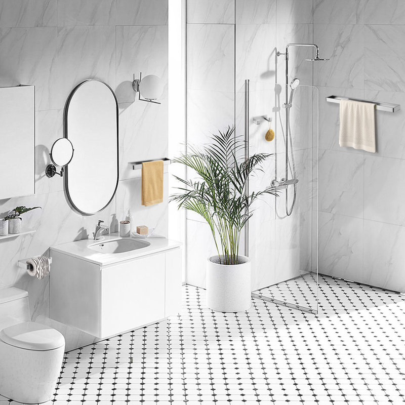 Bathroom Hardware Set (Set of 4), Brushed Nickel